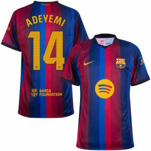 Maillot Barca Domicile 2026 2027 Adeyemi (1)