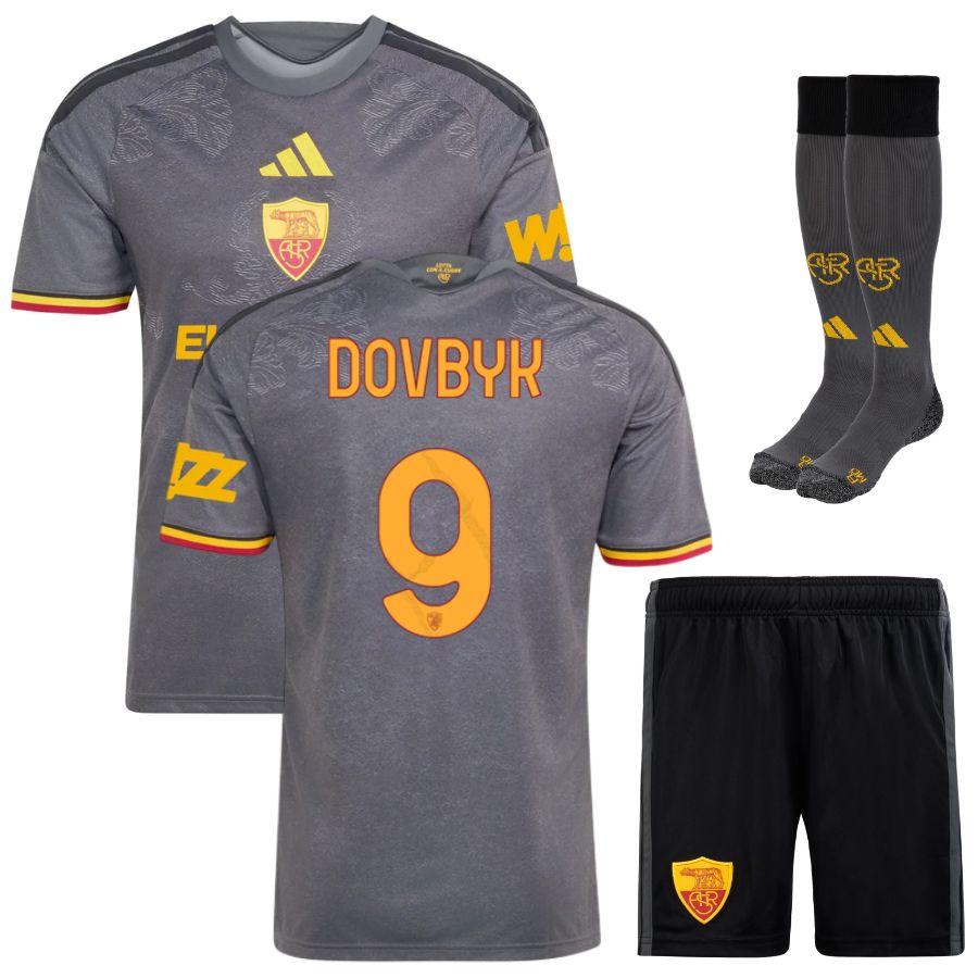 Maillot Kit Enfant AS Roma Third 2026 2027 Dovbyk