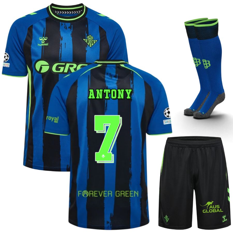 Maillot Kit Enfant Betis Seville Third 2026 2027 Antony Maillot Kit Enfant Betis Seville Third 2026 2027 Antony