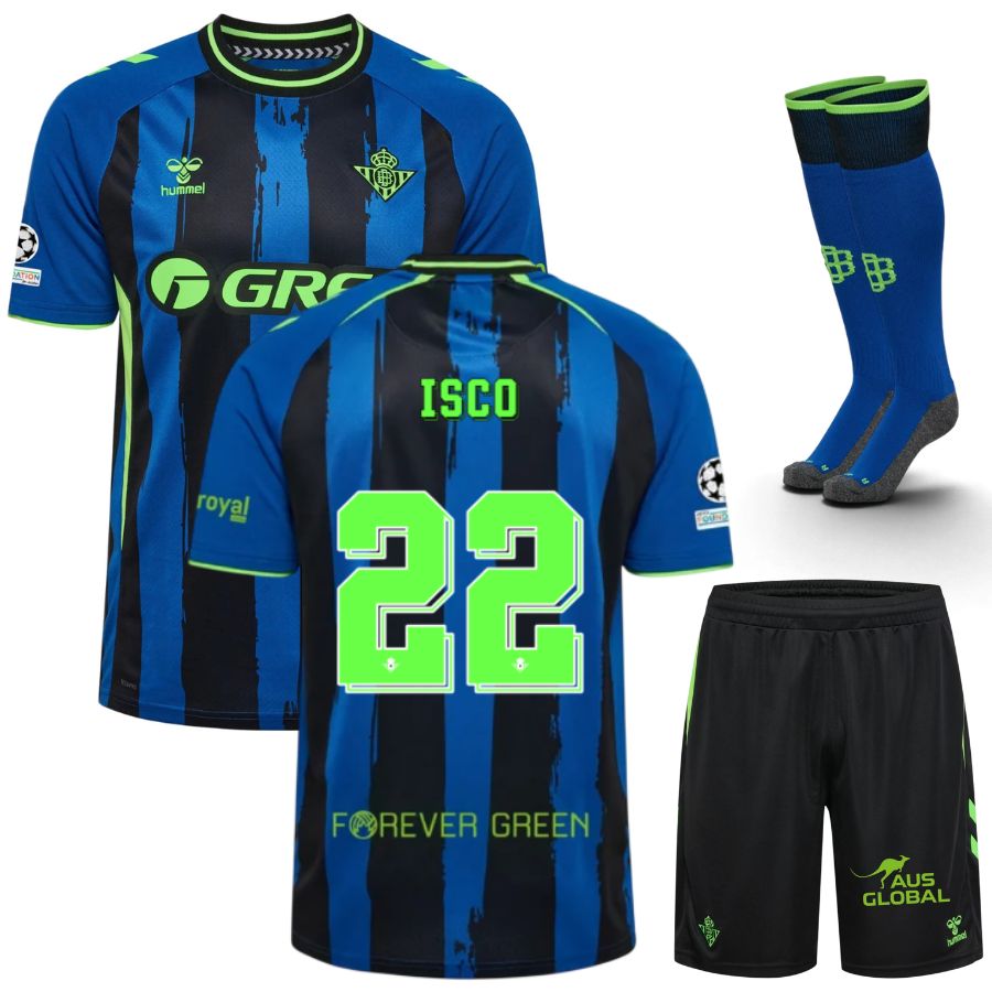 Maillot Kit Enfant Betis Seville Third 2026 2027 Isco Maillot Kit Enfant Betis Seville Third 2026 2027 Isco