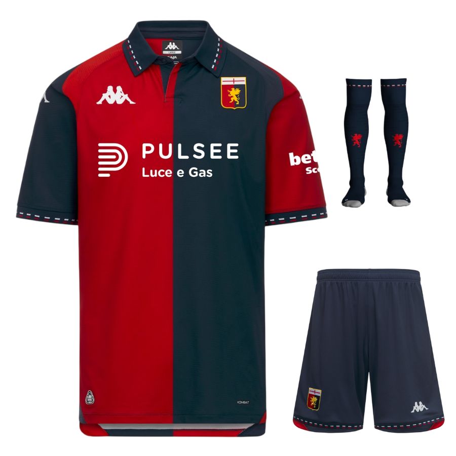 Maillot Kit Enfant Genoa Domicile 2026 2027 Maillot Kit Enfant Genoa Domicile 2026 2027