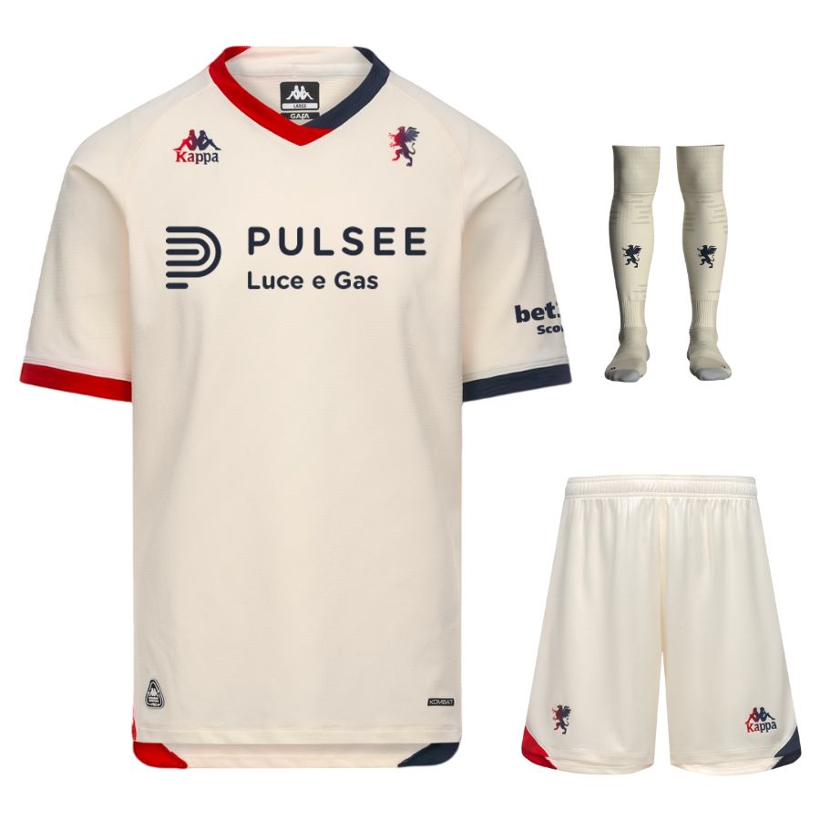 Maillot Kit Enfant Genoa Exterieur 2026 2027 Maillot Kit Enfant Genoa Exterieur 2026 2027