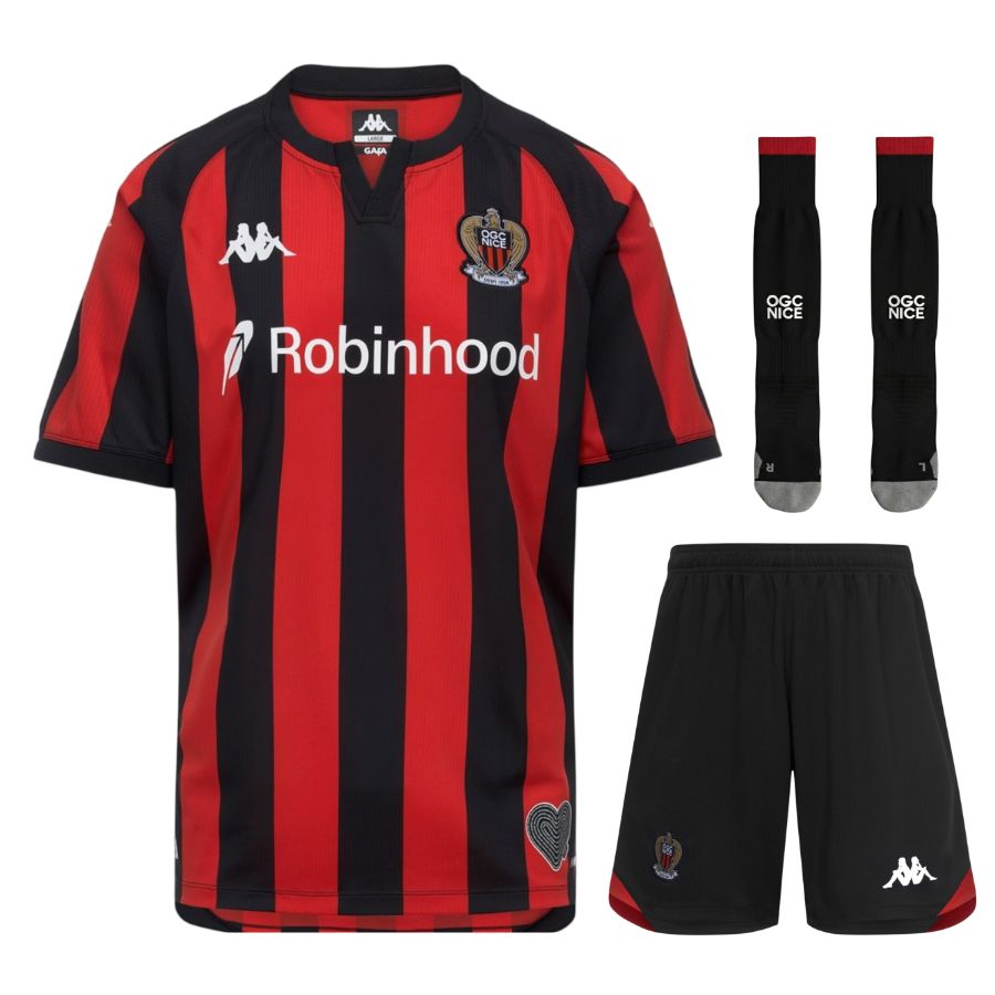 Maillot Kit Enfant OGC Nice Domicile 2026 2027 Maillot Kit Enfant OGC Nice Domicile 2026 2027