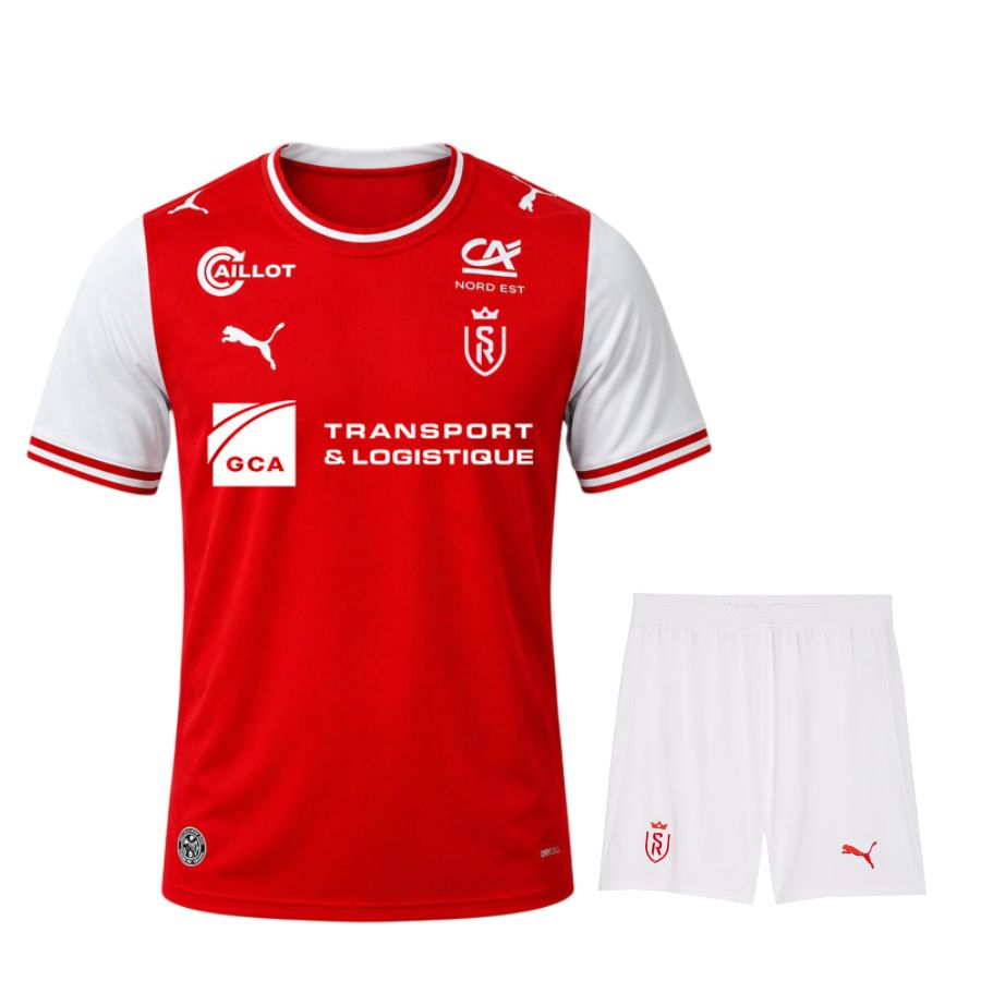 Maillot Kit Enfant Reims Domicile 2026 2027 Maillot Kit Enfant Reims Domicile 2026 2027