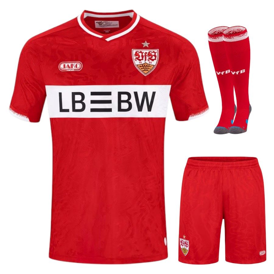 Maillot Kit Enfant Stuttgart Exterieur 2026 2027 Rouge (1) Maillot Kit Enfant Stuttgart Exterieur 2026 2027 Rouge (1)