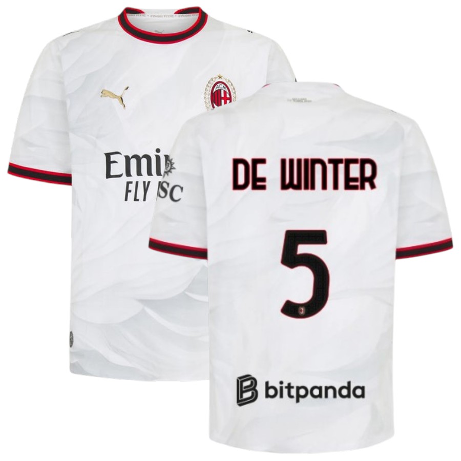 Maillot Milan AC Exterieur 2026 2027 De Winter (1)