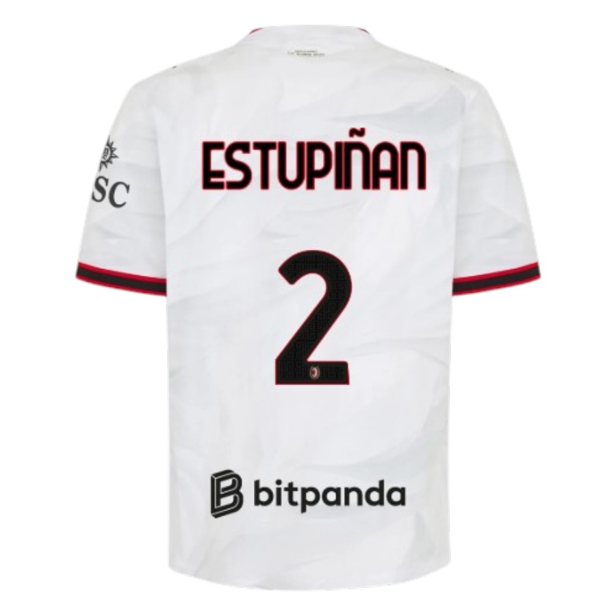Maillot Milan AC Exterieur 2026 2027 Estupinan (2) Maillot Milan AC Exterieur 2026 2027 Estupinan (2)