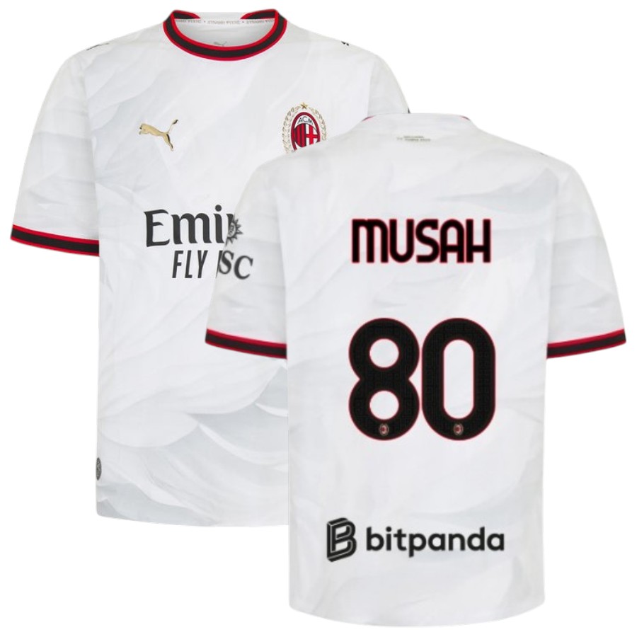Maillot Milan AC Exterieur 2026 2027 Musah (1) Maillot Milan AC Exterieur 2026 2027 Musah (1)