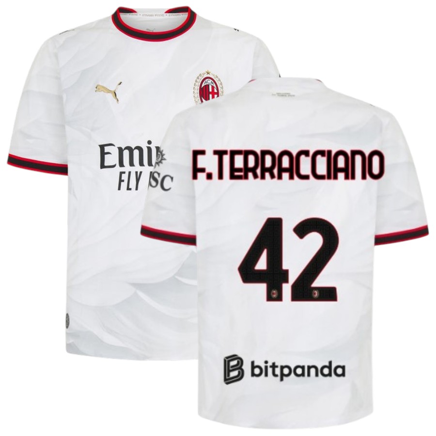 Maillot Milan AC Exterieur 2026 2027 Terracciano (1) Maillot Milan AC Exterieur 2026 2027 Terracciano (1)