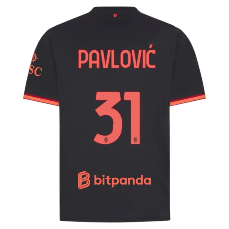 Maillot Milan AC Third 2026 2027 Pavlovic (2) Maillot Milan AC Third 2026 2027 Pavlovic (2)