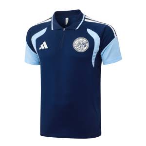 Survetement Ajax Polo 2026 2027 Bleu Sombre (4)