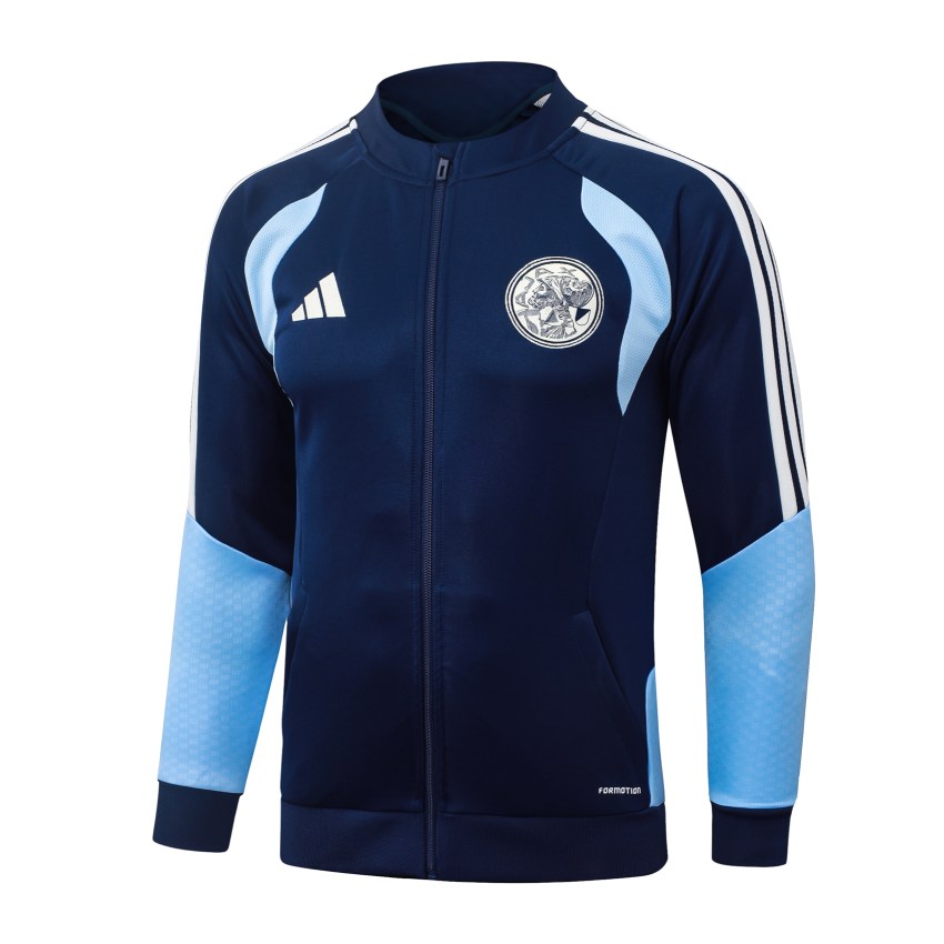 Survetement Ajax Veste 2026 2027 Bleu Sombre (4)