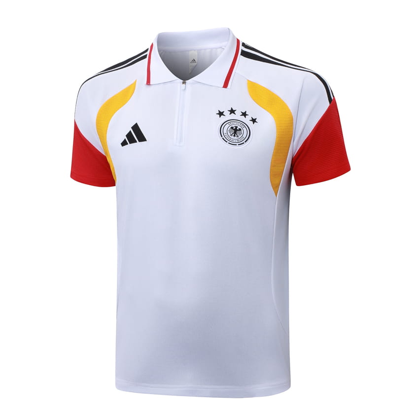 Survetement Allemagne Polo 2026 2027 Blanc Rouge (3) Survetement Allemagne Polo 2026 2027 Blanc Rouge (3)
