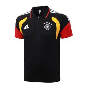 Survetement Allemagne Polo 2026 2027 Noir Rouge (3) Survetement Allemagne Polo 2026 2027 Noir Rouge (3)