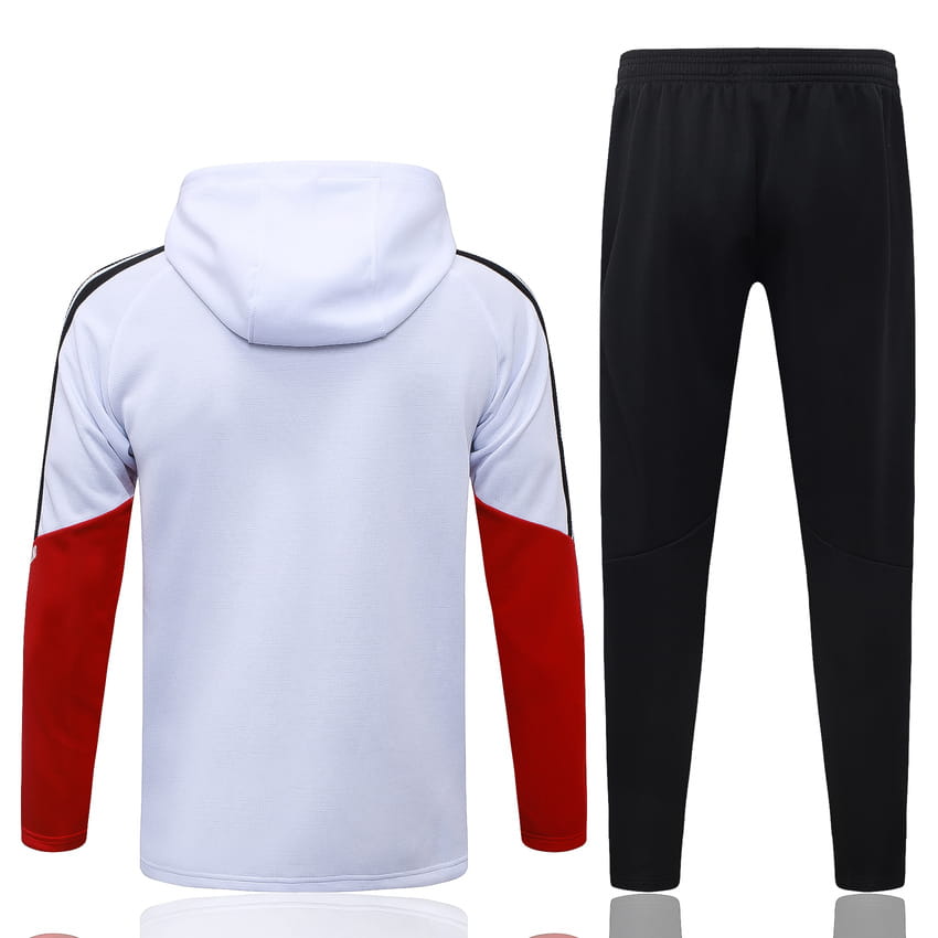 Survetement Allemagne Sweat 2026 2027 Blanc Rouge (2) Survetement Allemagne Sweat 2026 2027 Blanc Rouge (2)