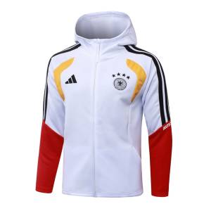 Survetement Allemagne Sweat 2026 2027 Blanc Rouge (3) Survetement Allemagne Sweat 2026 2027 Blanc Rouge (3)