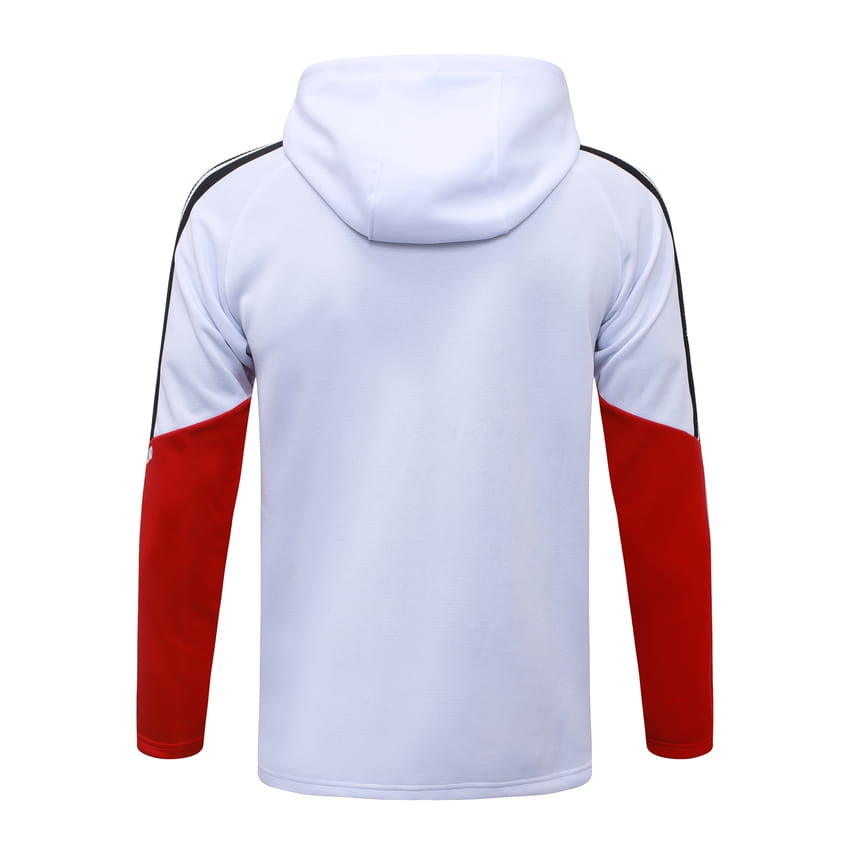 Survetement Allemagne Sweat 2026 2027 Blanc Rouge (4) Survetement Allemagne Sweat 2026 2027 Blanc Rouge (4)