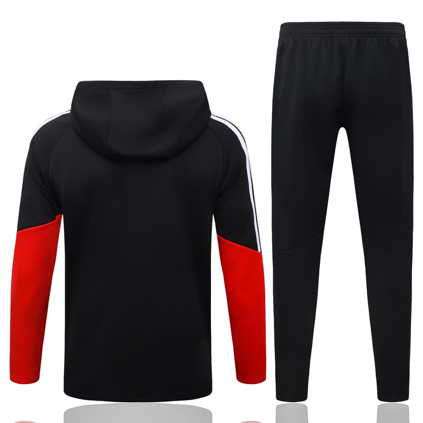 Survetement Allemagne Sweat 2026 2027 Noir Rouge (3) Survetement Allemagne Sweat 2026 2027 Noir Rouge (3)
