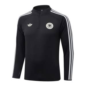 Survetement Allemagne Training 2026 2027 Noir Blanc (4)