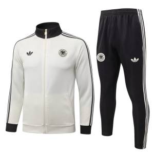 Survetement Allemagne Veste 2026 2027 Blanc Cassé