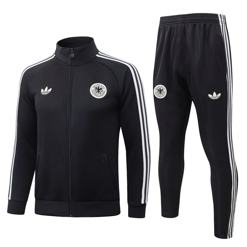Survetement Allemagne Veste 2026 2027 Noir Blanc (1) Survetement Allemagne Veste 2026 2027 Noir Blanc (1)