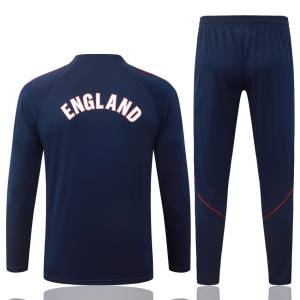Survetement Angleterre Training 2026 2027 Bleu Sombre (2)