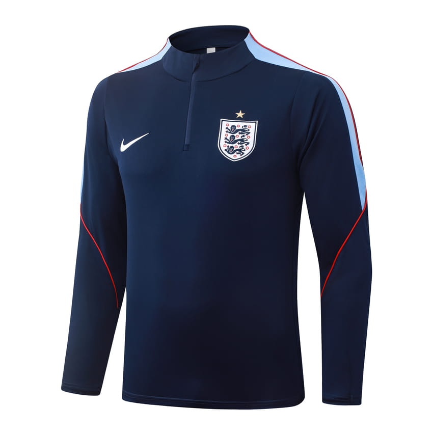 Survetement Angleterre Training 2026 2027 Bleu Sombre (4)