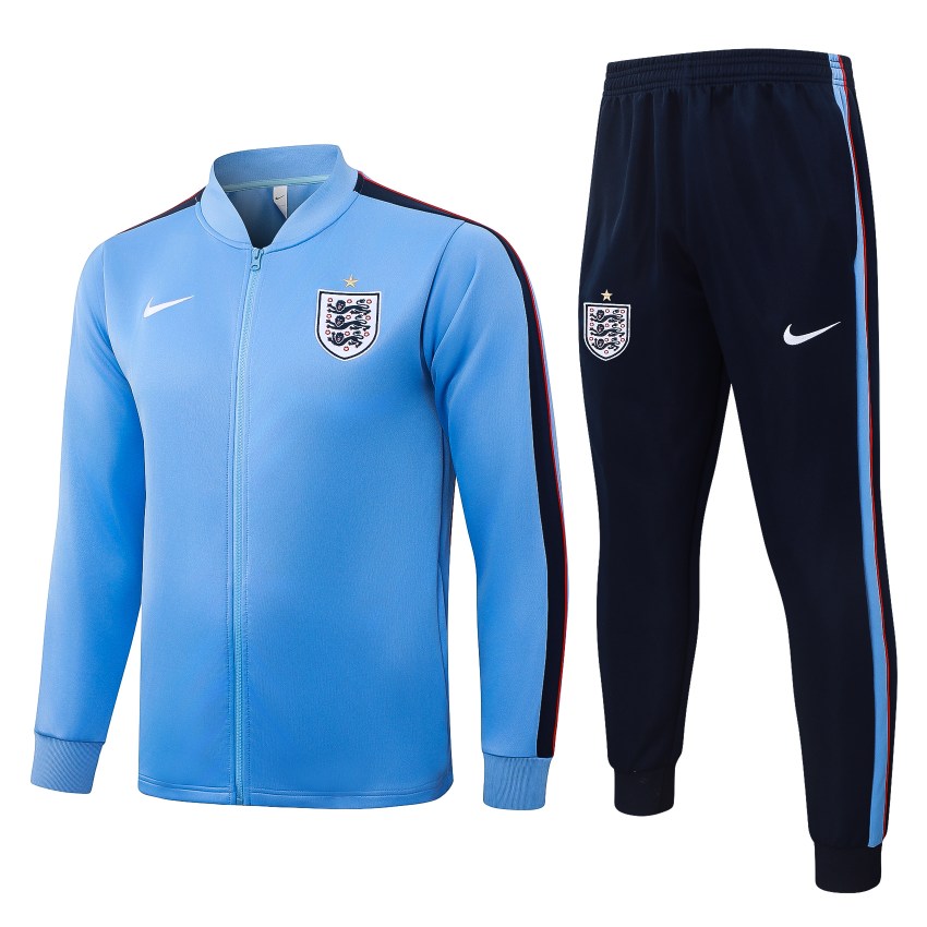 Survetement Angleterre Veste 2026 2027 Bleu Ciel (1)