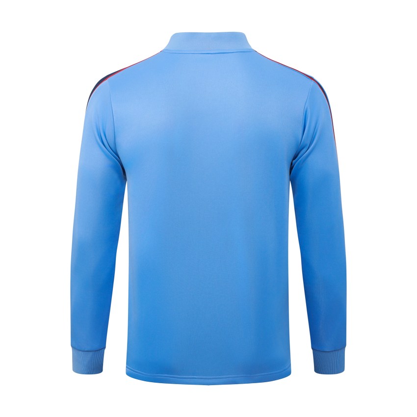 Survetement Angleterre Veste 2026 2027 Bleu Ciel (3)
