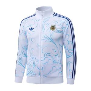 Survetement Argentine Veste 2026 2027 Blanc Motif (3)