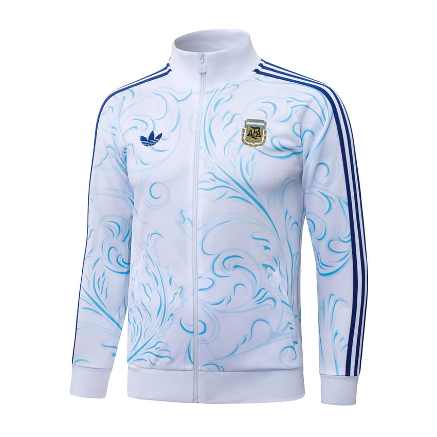 Survetement Argentine Veste 2026 2027 Blanc Motif (3)