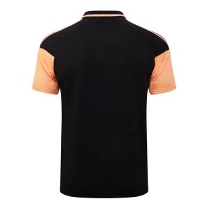 Survetement Arsenal Polo 2026 2027 Noir Orange (3)