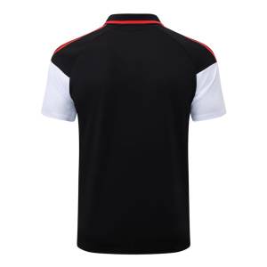 Survetement Arsenal Polo 2026 2027 Noir Rouge (3)