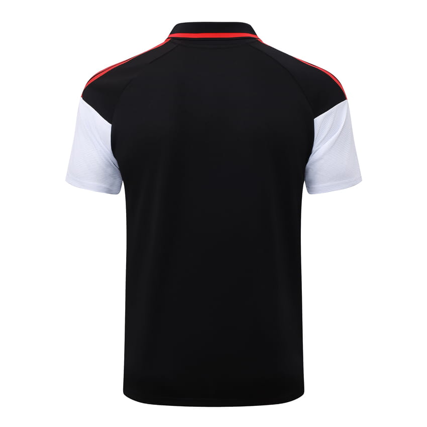 Survetement Arsenal Polo 2026 2027 Noir Rouge (3)