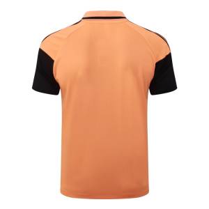 Survetement Arsenal Polo 2026 2027 Orange Noir (3) Survetement Arsenal Polo 2026 2027 Orange Noir (3)