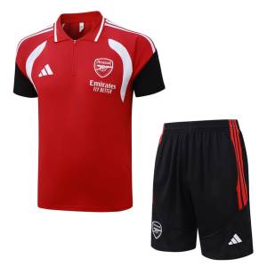Survetement Arsenal Polo 2026 2027 Rouge Clair (1)