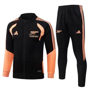 Survetement Arsenal Veste 2026 2027 Noir Orange (1) Survetement Arsenal Veste 2026 2027 Noir Orange (1)