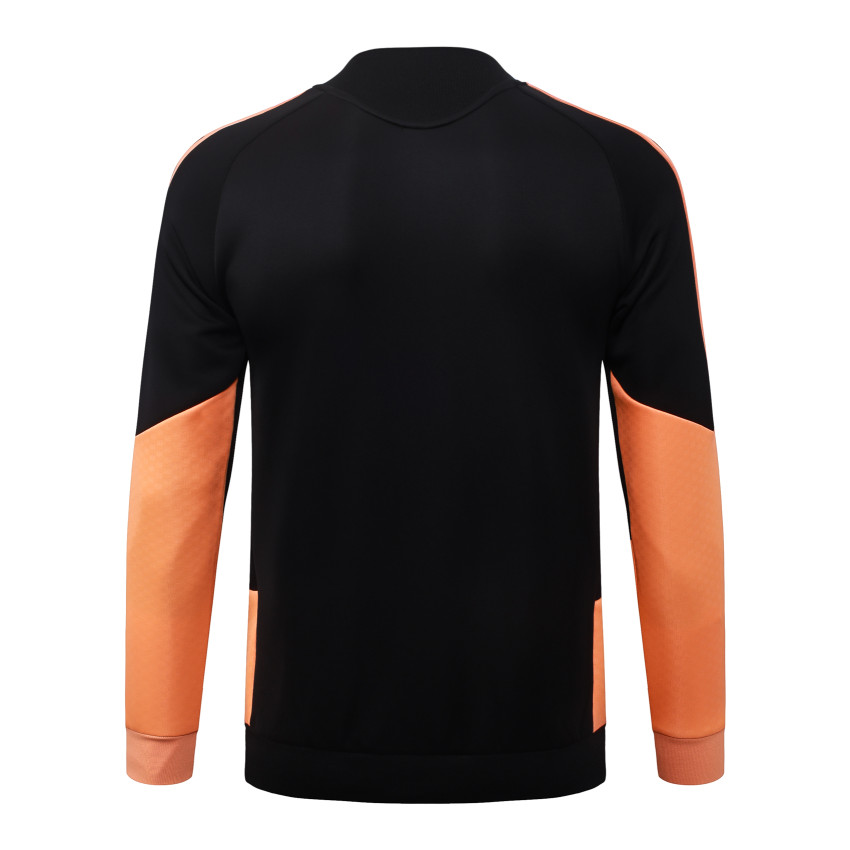 Survetement Arsenal Veste 2026 2027 Noir Orange (3) Survetement Arsenal Veste 2026 2027 Noir Orange (3)