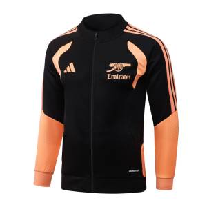 Survetement Arsenal Veste 2026 2027 Noir Orange (4) Survetement Arsenal Veste 2026 2027 Noir Orange (4)