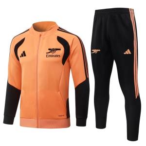 Survetement Arsenal Veste 2026 2027 Orange Noir (1) Survetement Arsenal Veste 2026 2027 Orange Noir (1)