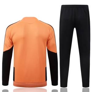 Survetement Arsenal Veste 2026 2027 Orange Noir (2) Survetement Arsenal Veste 2026 2027 Orange Noir (2)