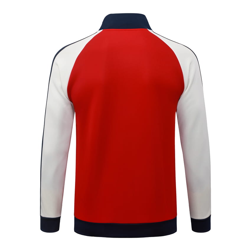 Survetement Arsenal Veste 2026 2027 Rouge Blanc (2) Survetement Arsenal Veste 2026 2027 Rouge Blanc (2)