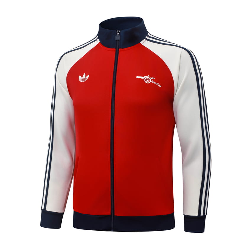 Survetement Arsenal Veste 2026 2027 Rouge Blanc (3) Survetement Arsenal Veste 2026 2027 Rouge Blanc (3)