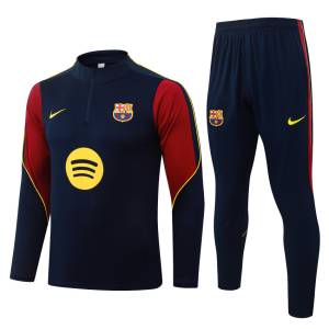 Survetement Barca Training 2026 2027 Bleu Nuit