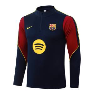 Survetement Barca Training 2026 2027 Bleu Nuit (4)