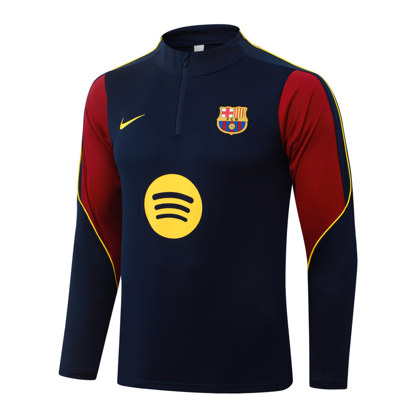 Survetement Barca Training 2026 2027 Bleu Nuit (4)