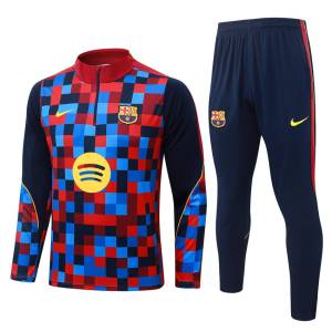 Survetement Barca Training 2026 2027 Bleu Rouge