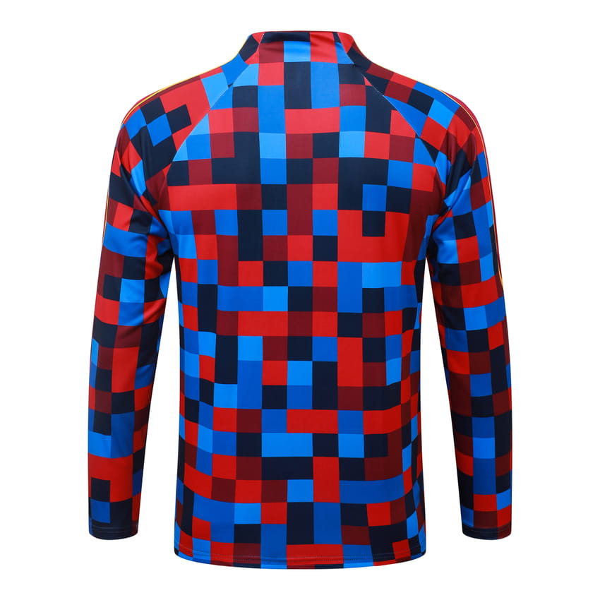 Survetement Barca Training 2026 2027 Bleu Rouge (3)