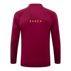 Survetement Barca Training 2026 2027 Rouge Foncé (3)