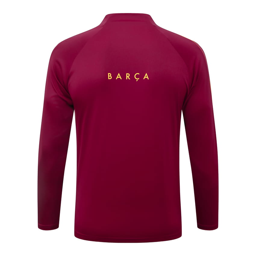 Survetement Barca Training 2026 2027 Rouge Foncé (3)